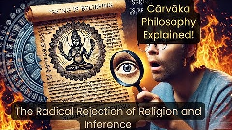 Charvaka Philosophy Explained: The Radical Rejection of Religion and Inference! Carvaka Philosophy.