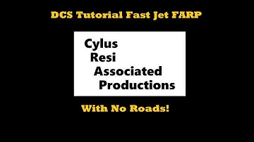 DCS Tutorial Fast Jet FARP, With No Roads!