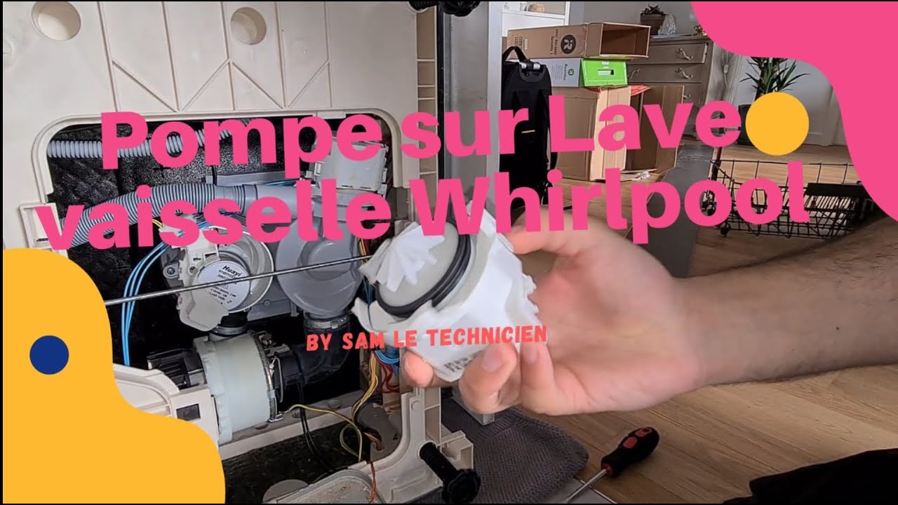 REMPLACER UNE POMPE DE VIDANGE LAVE VAISSELLE WHIRLPOOL YouTube — free download
