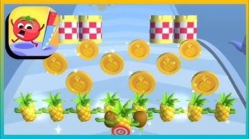Fruit Rush | All Levels Gameplay Android,ios (Levels 1-4)