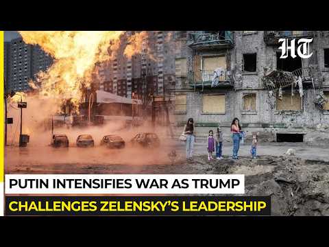 As Trump Questions Zelensky’s Leadership, Russian Attacks Continue To Bleed Ukraine; Putin Eyes Win?