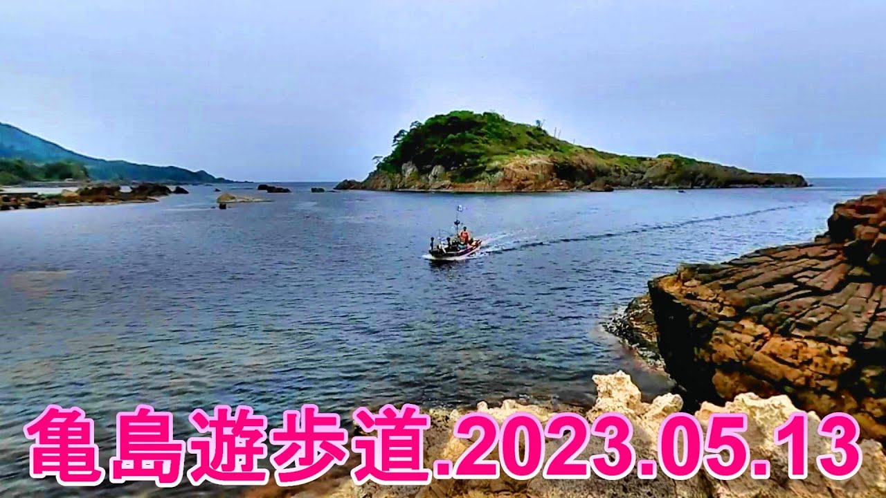 福井県の亀島遊歩道を散歩 2023.05.13 YouTube