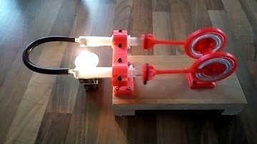 3D printed Stirling motor in action