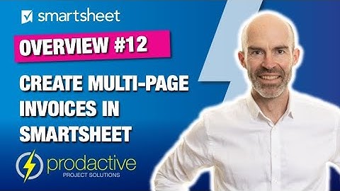 Creating multi-page invoices in Smartsheet