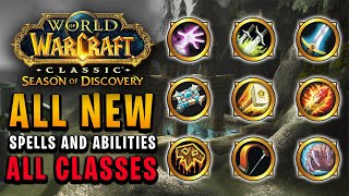 ALL NEW Class Spells and Abilities in Classic WoW Season of Discovery (The ULTIMATE Guide)