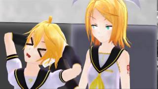 MMD Len's crazy sister