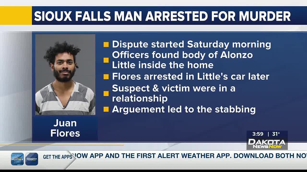 Sioux Falls man arrested, charged with murder after weekend stabbing ...