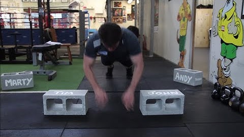 Plyometric Reactive Strength Dept Push up w. Blocks CHEST