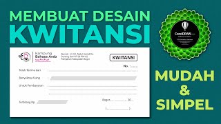 Didalam video ini saya akan memberikan tutorial cara membuat desain kwitansi dengan corel draw