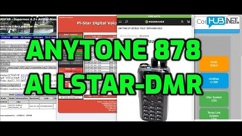 ANYTONE 878-DMR -ALLSTAR micronode etc
