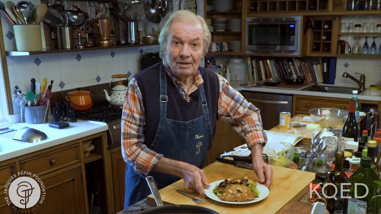 Recipe for quick potato pancakes from Jacques Pepin.