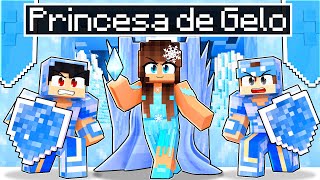 Jogando como PRINCESA de GELO no Minecraft ◂Miika▸