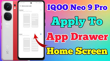 Iqoo Neo 9 Pro 5g App Drawer Setting Kaise On Kare // How To App Drawer Setting On Iqoo Neo 9 Pro 5g
