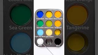 Creating 7 Colors with Only 5 Primary Colors #colormixing #oddlysatisfying #asmr #watercolor