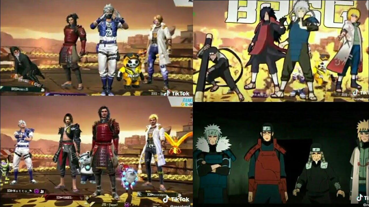 TIK TOK FREE FIRE VERSI NARUTO YouTube