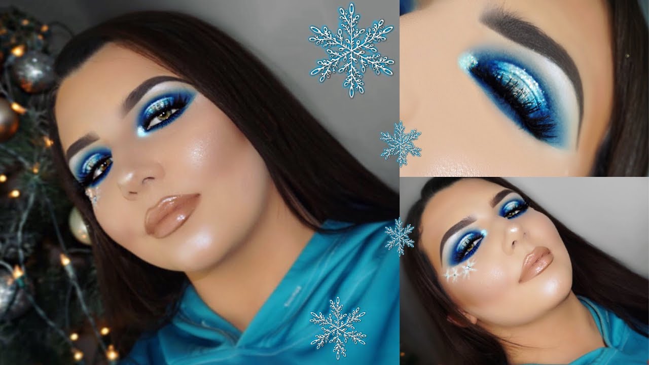 Pak at lægge pensum Whirlpool Icy Blue Winter Wonderland Makeup Tutorial Morphe x James Charles Palette |  Tempest Taylor - YouTube