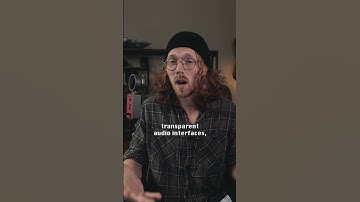 Audio interfaces aren