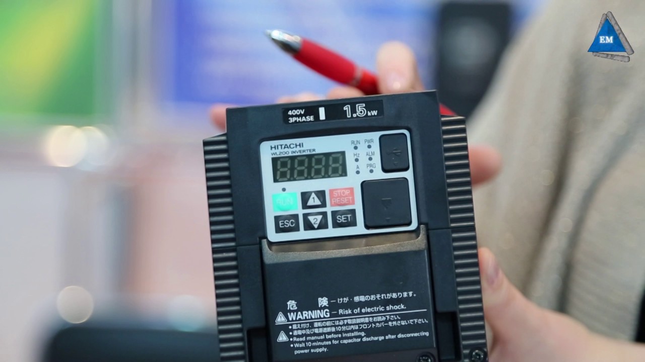 Преобразователь частоты Hitachi WJ200-015HFE на 1,5 кВт