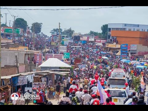 HAPPENING NOW BOBI WINE HEADING TO KAWEMPE SOUTH AND NORTH TODAY