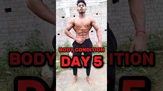 DAY 5 BODY CONDITION ?HARD CHALLENGE fitness motivation shorts