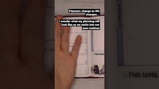 different planner setup then usual!