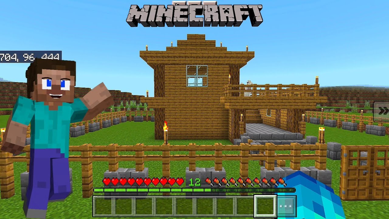 I Build A House In Minecraft Survival Series part-2 || Minecraft ...