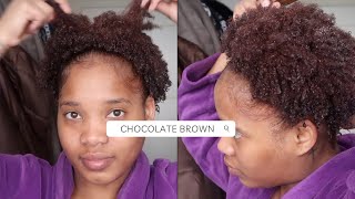HOW I DYE MY HAIR CHOCOLATE BROWN USING LIVE COCOA CRUSH