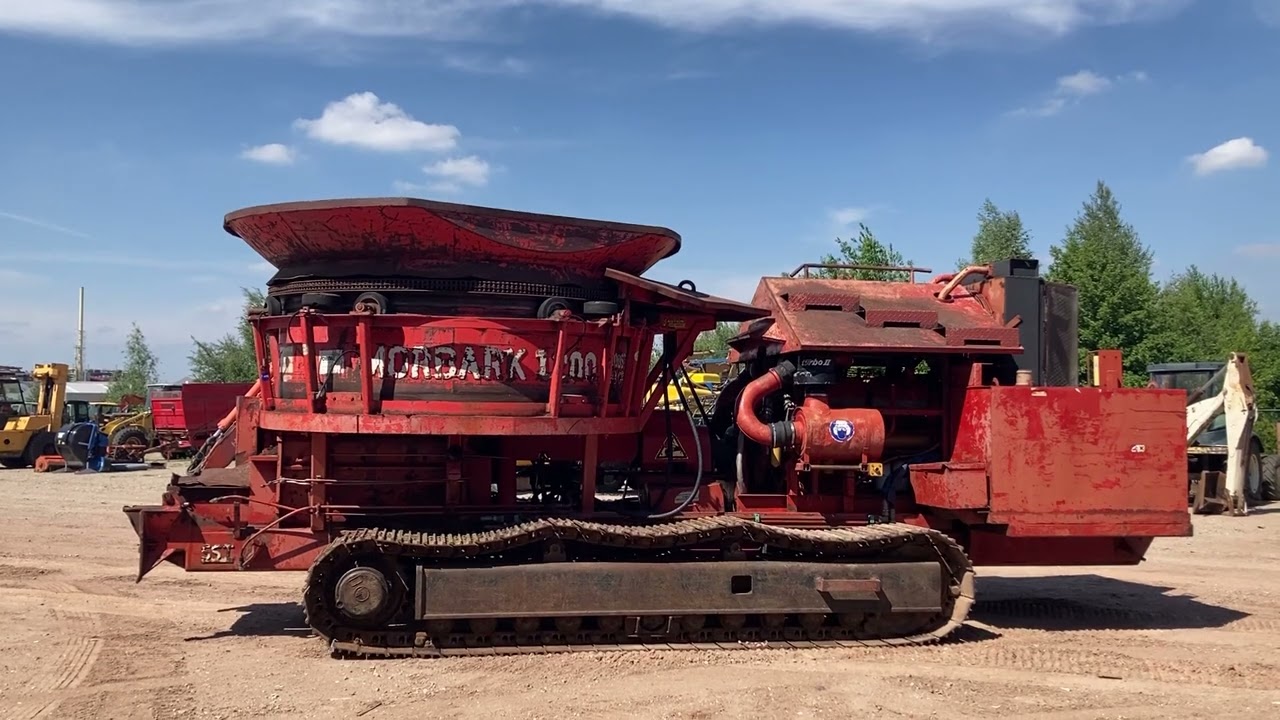 Tub Grinder Morbark 1200 Wood Shredder Auction 40202-4003