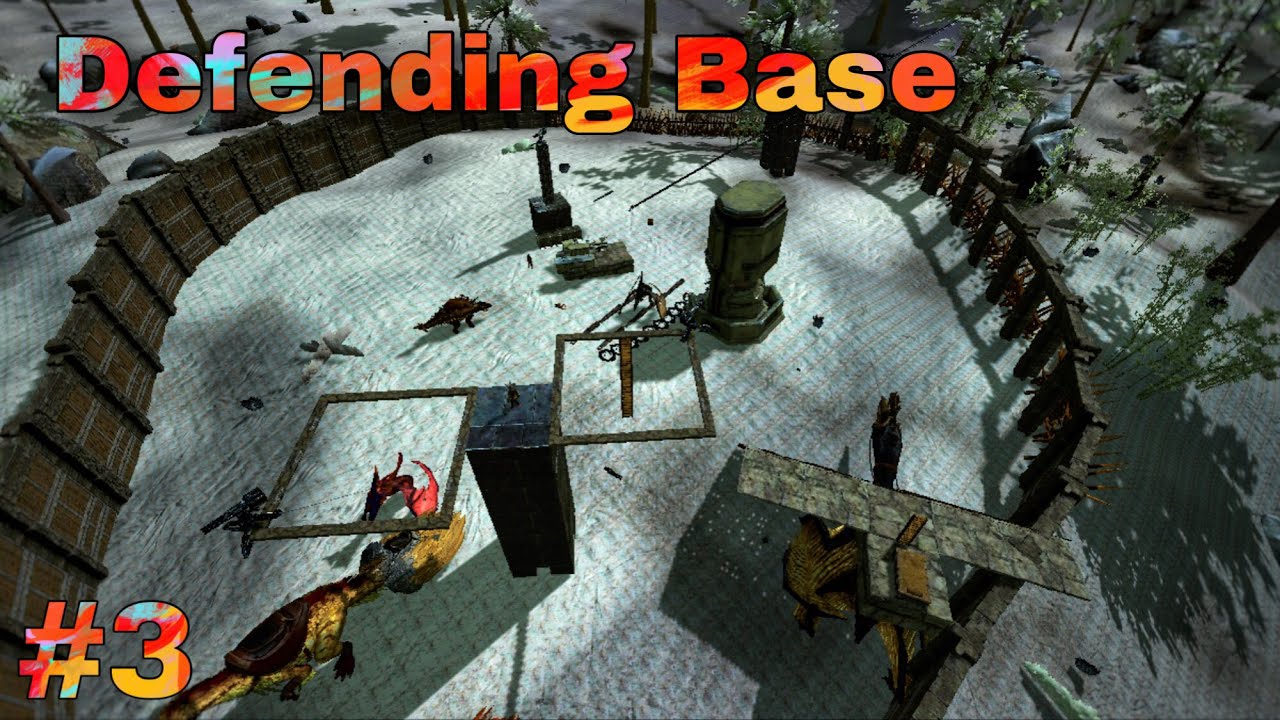 Ark Mobile - Fresh Start Defending Base [Episode 3] - YouTube