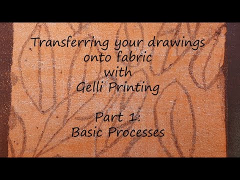 How About Orange: How to transfer an image to fabric with gel medium