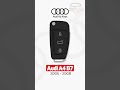 The Evolution of Audi A4 Keys