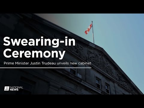 Swearing-in ceremony: Prime Minister Justin Trudeau unveils new cabinet | APTN News