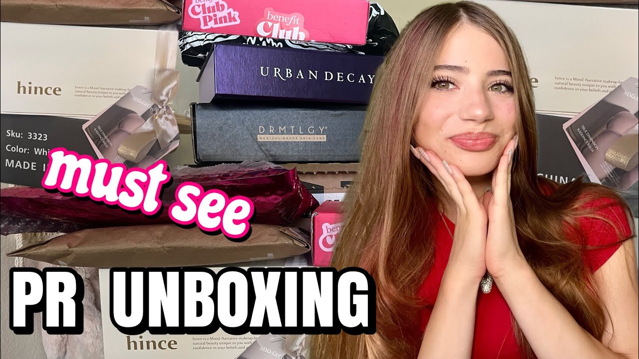 MUST SEE PR UNBOXING ! Brand new makeup releases from Urban Decay, Milk Makeup, Tower28 & more