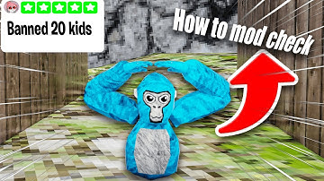 How to mod check in gorilla tag