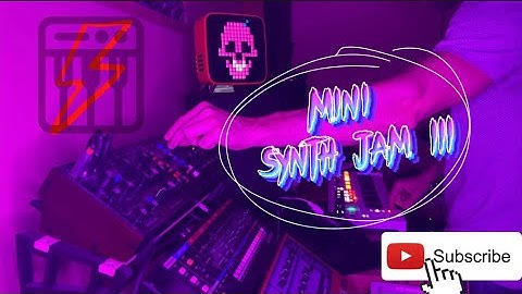 Mini Synth Jam III #behringermodeld #korgnts1 #synthwave #retrowave #dawless #electronicmusic