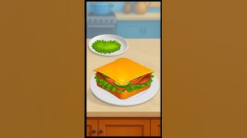 sandwich ASMR 🥪 #asmrshorts #cooking #relaxingsounds #cartoon #food #shorts #gameasmr #cookingasmr