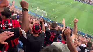 Live reaction Mapei Stadium curva sud Sassuolo-Milan 0-3