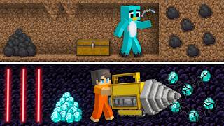 DIRT vs DIAMOND: Power ESCAPE BATTLE in Minecraft
