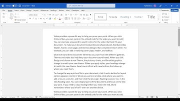How to generate random paragraphs in MS word very easily.