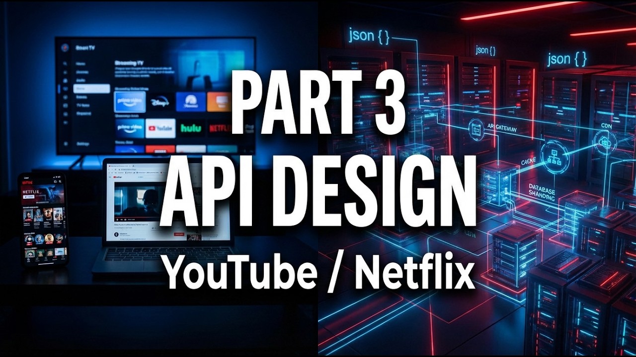 Netflex Api Design System Design Part 3 | API Design for YouTube / Netflix Streaming Apps ...