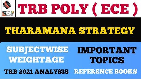 TRB POLYTECHNIC ECE PREPARATION STRATEGY 2022 | TRB POLYTECHNIC ECE ONLINE COACHING / BOOKS