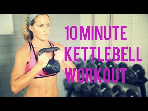 10 Minute Kettlebell Workout for an efficient Total Body