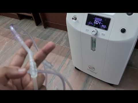 Simple Steps to connect two 5 lpm oxygen concentrators to use as 10 lpm machine - YouTube