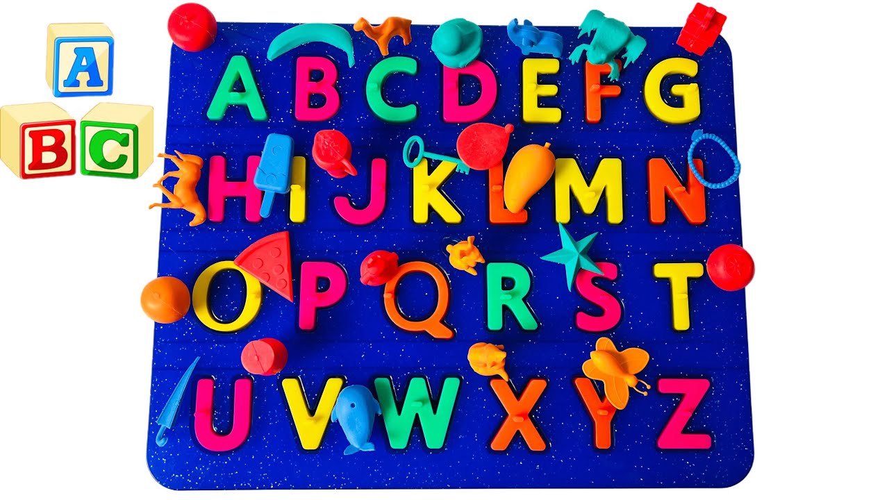 ABC Toy Hunt | Find Toys Inside Acorns & Match Them to Alphabet