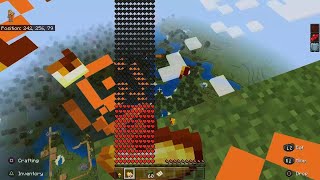 Minecraft, how many hearts are enough to survive a 256 block fall
