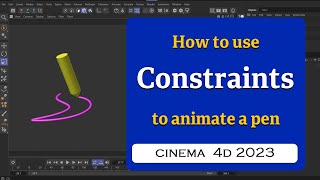 Celebrity How to a create a writing effect using constraints in Cinema 4D 2023  @MaxonVFX​ Profile