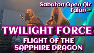 Twilight Force - Flight of the Sapphire Dragon @Sabaton Open Air, Falun🇸🇪 August 3, 2022 LIVE HDR 4K