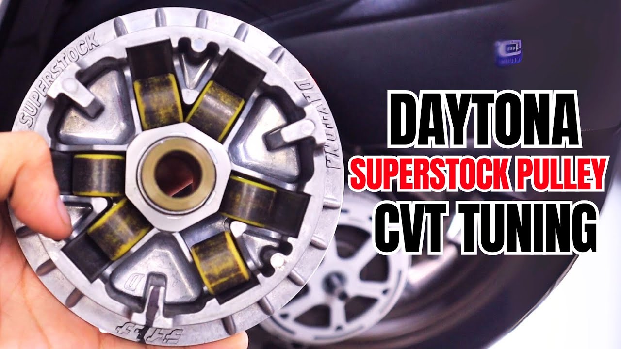 Daytona Superstock Pulley CVT Tuning