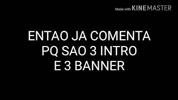 SORTEIO OFICIAL DE 3 INTRO 3D E 3 BANNER PROFISSIONAL (VEJA ESSE VIDEO)