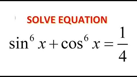 Trigonometry Equation Olympiad Problem | Math Olympiad Training